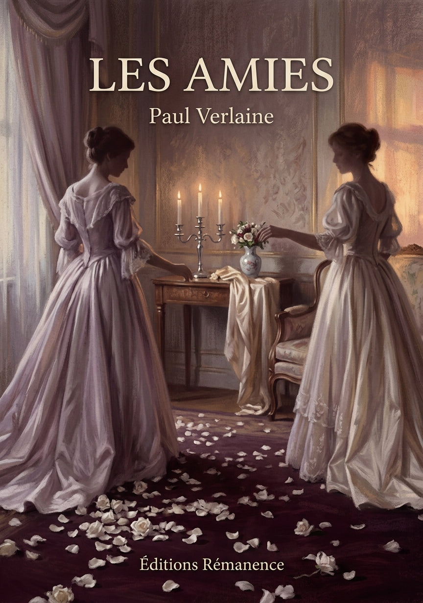 Livre Les Amies par Paul Verlaine - Couverture - Editions Remanence