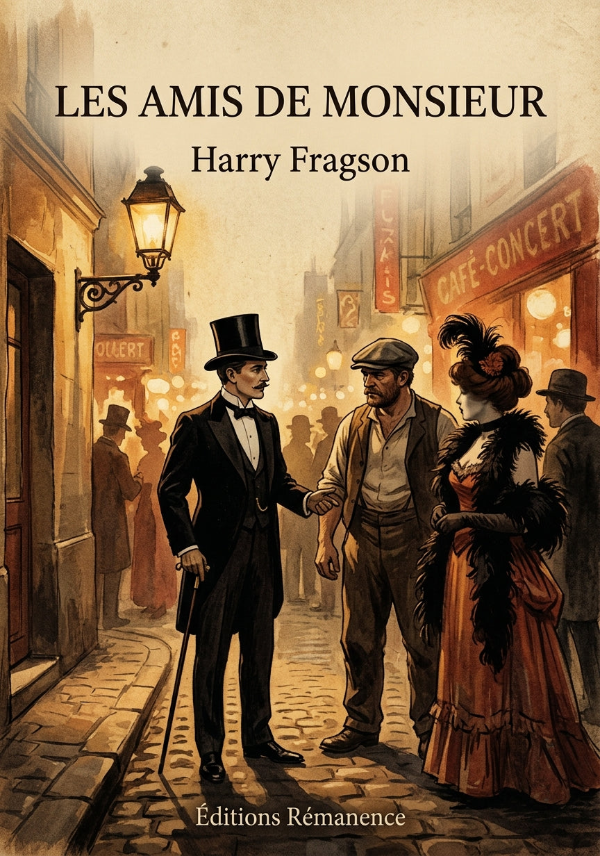 Livre Les Amis de Monsieur par Harry Fragson - Couverture - Editions Remanence