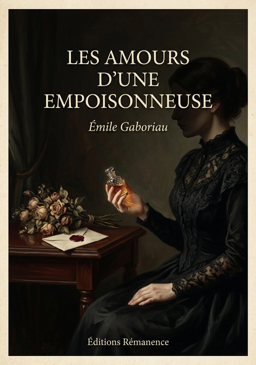 Les amours d'une empoisonneuse - Émile Gaboriau (Couverture)