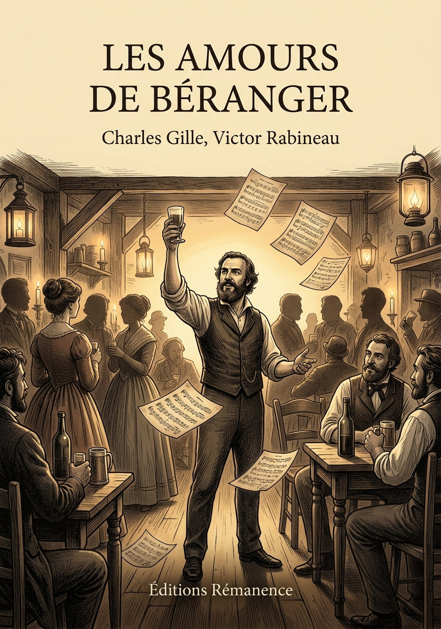 Livre Les amours de Béranger par Charles Gille, Victor Rabineau - Couverture - Editions Remanence