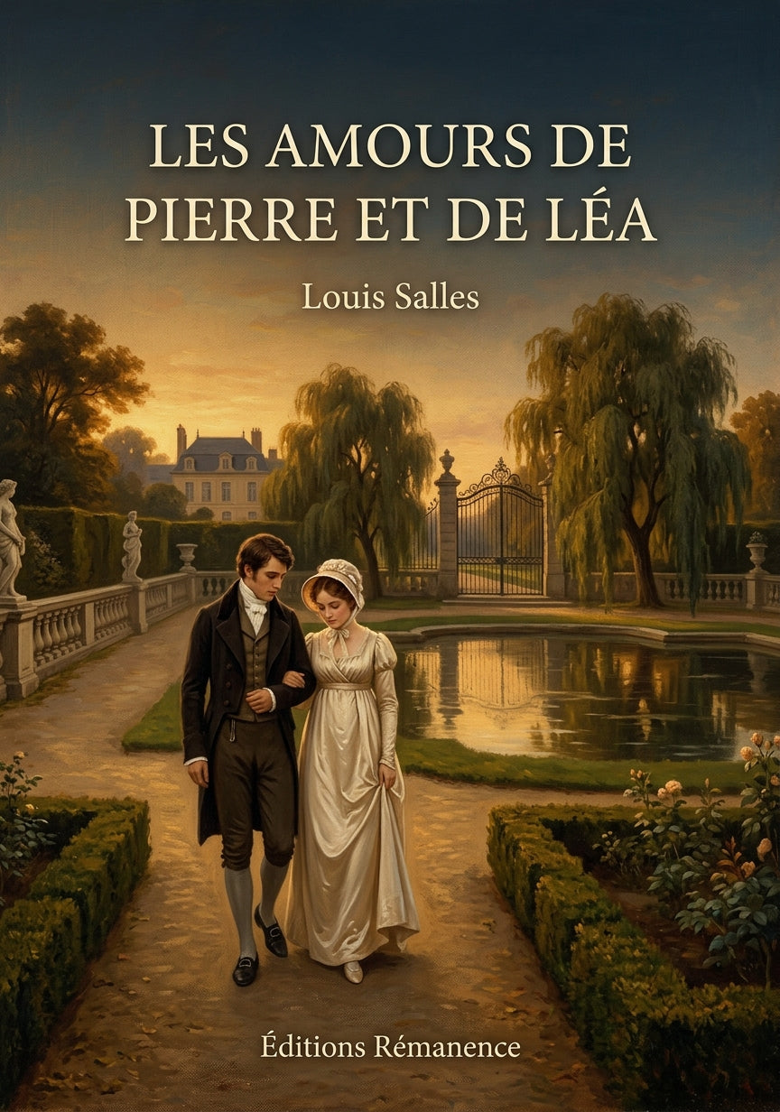 Livre Les Amours de Pierre et de Léa par Louis Salles - Couverture - Editions Remanence