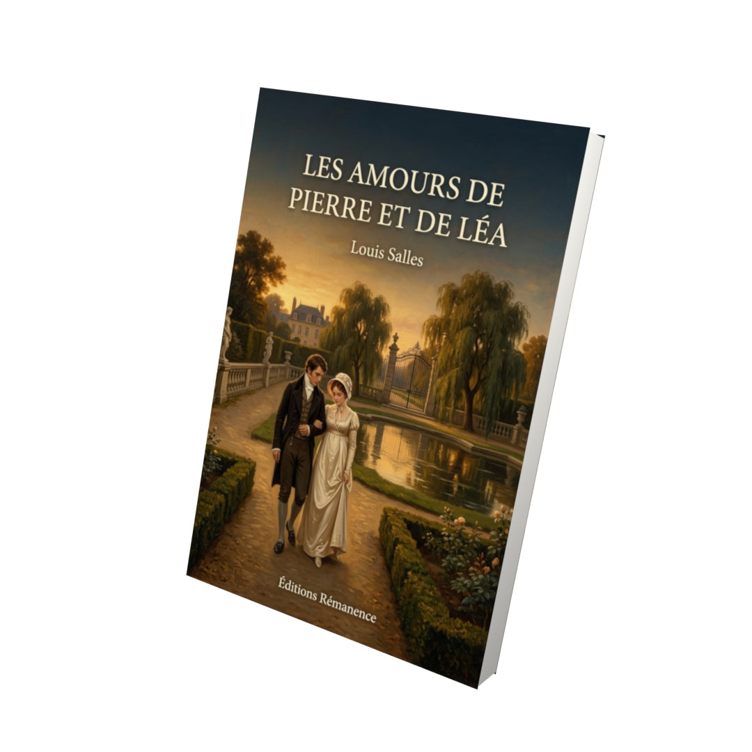 Livre Les Amours de Pierre et de Léa par Louis Salles - Vue 3D - Editions Remanence
