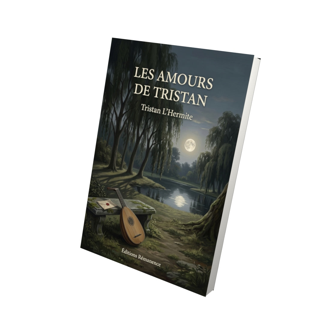 Livre Les Amours de Tristan par Tristan L’Hermite - Vue 3D - Editions Remanence