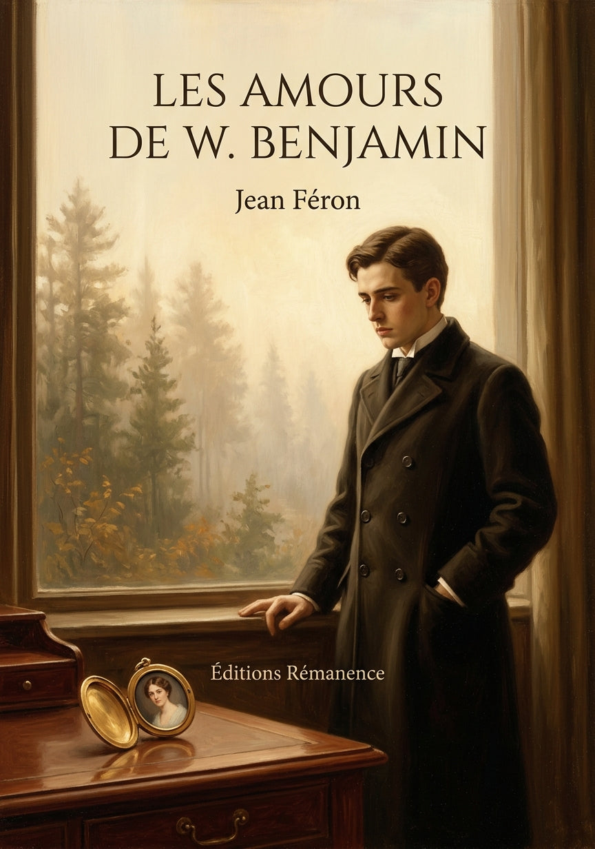 Livre Les amours de W. Benjamin par Jean Féron - Couverture - Editions Remanence