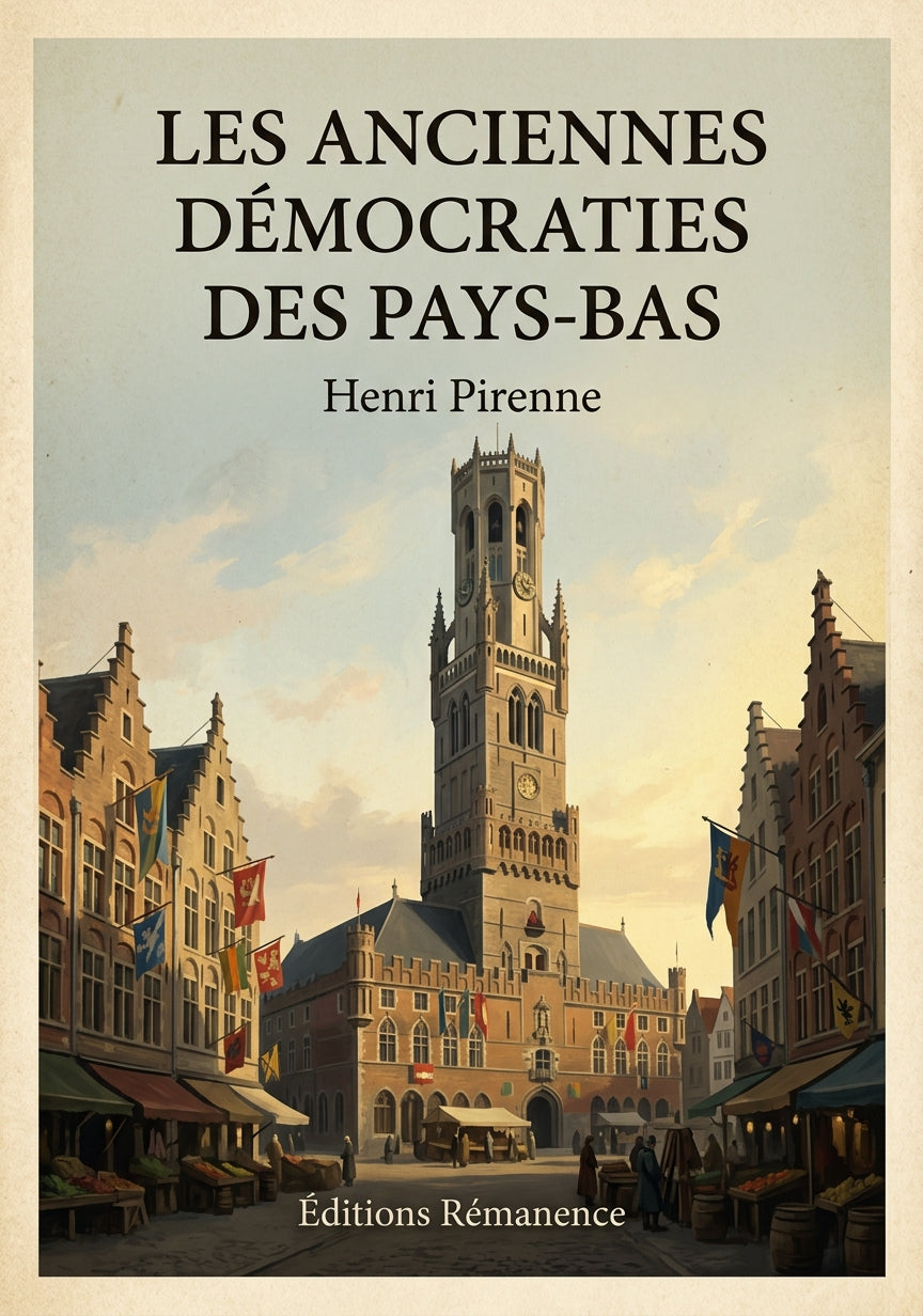 Les anciennes démocraties des Pays-Bas - Henri Pirenne (Couverture)