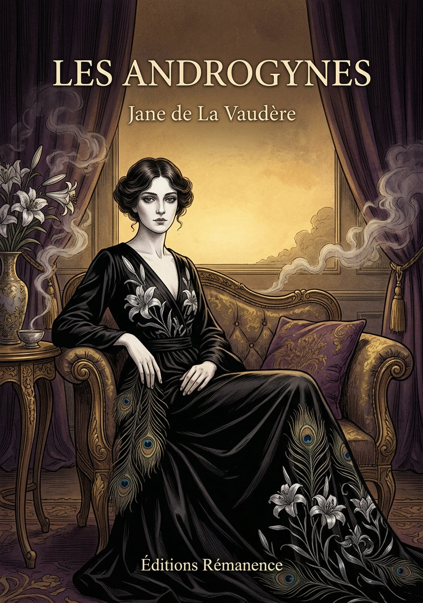 Livre Les Androgynes par Jane de La Vaudère - Couverture - Editions Remanence