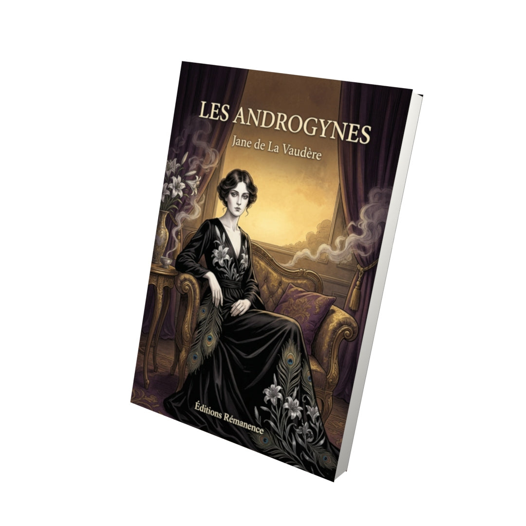 Livre Les Androgynes par Jane de La Vaudère - Vue 3D - Editions Remanence
