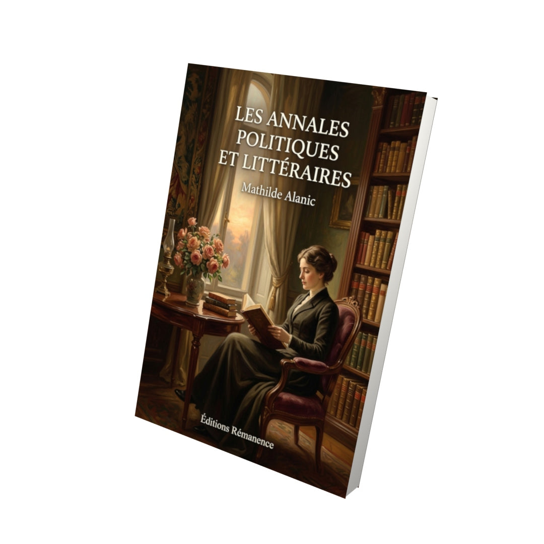 Livre Les Annales politiques et littéraires par Mathilde Alanic - Vue 3D - Editions Remanence