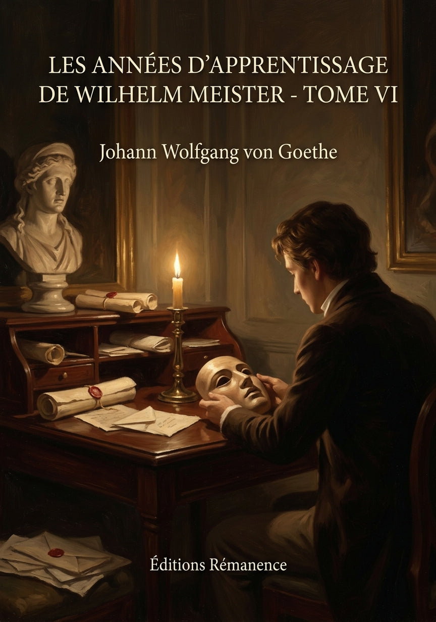 Livre Les Années d’apprentissage de Wilhelm Meister - Tome VI par Johann Wolfgang von Goethe - Couverture - Editions Remanence