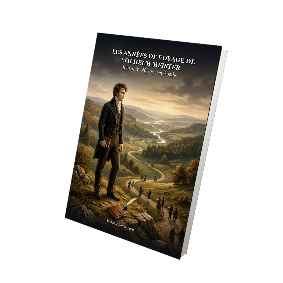 Livre Les Années de voyage de Wilhelm Meister par Johann Wolfgang von Goethe - Vue 3D - Editions Remanence