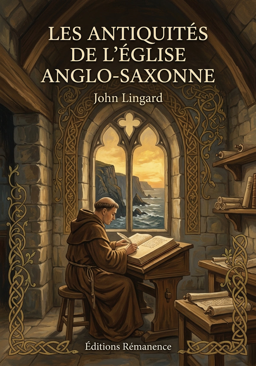 Livre Les antiquités de l’Église anglo-saxonne par John Lingard - Couverture - Editions Remanence