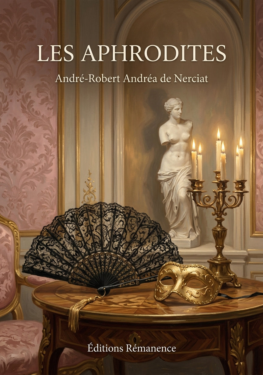 Livre Les Aphrodites par André-Robert Andréa de Nerciat - Couverture - Editions Remanence