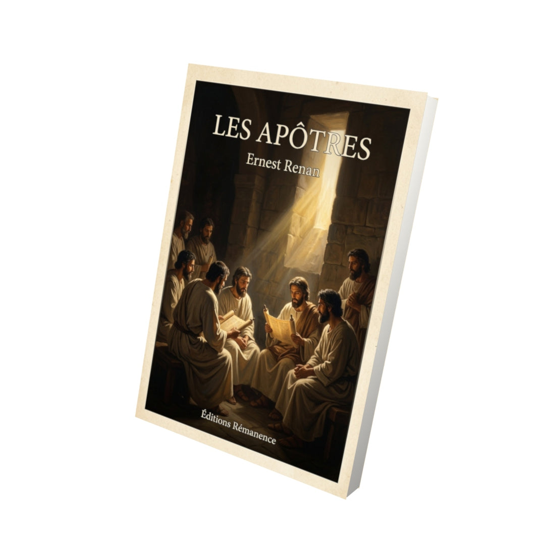 Livre Les apôtres - Ernest Renan - Vue 3D - Editions Remanence