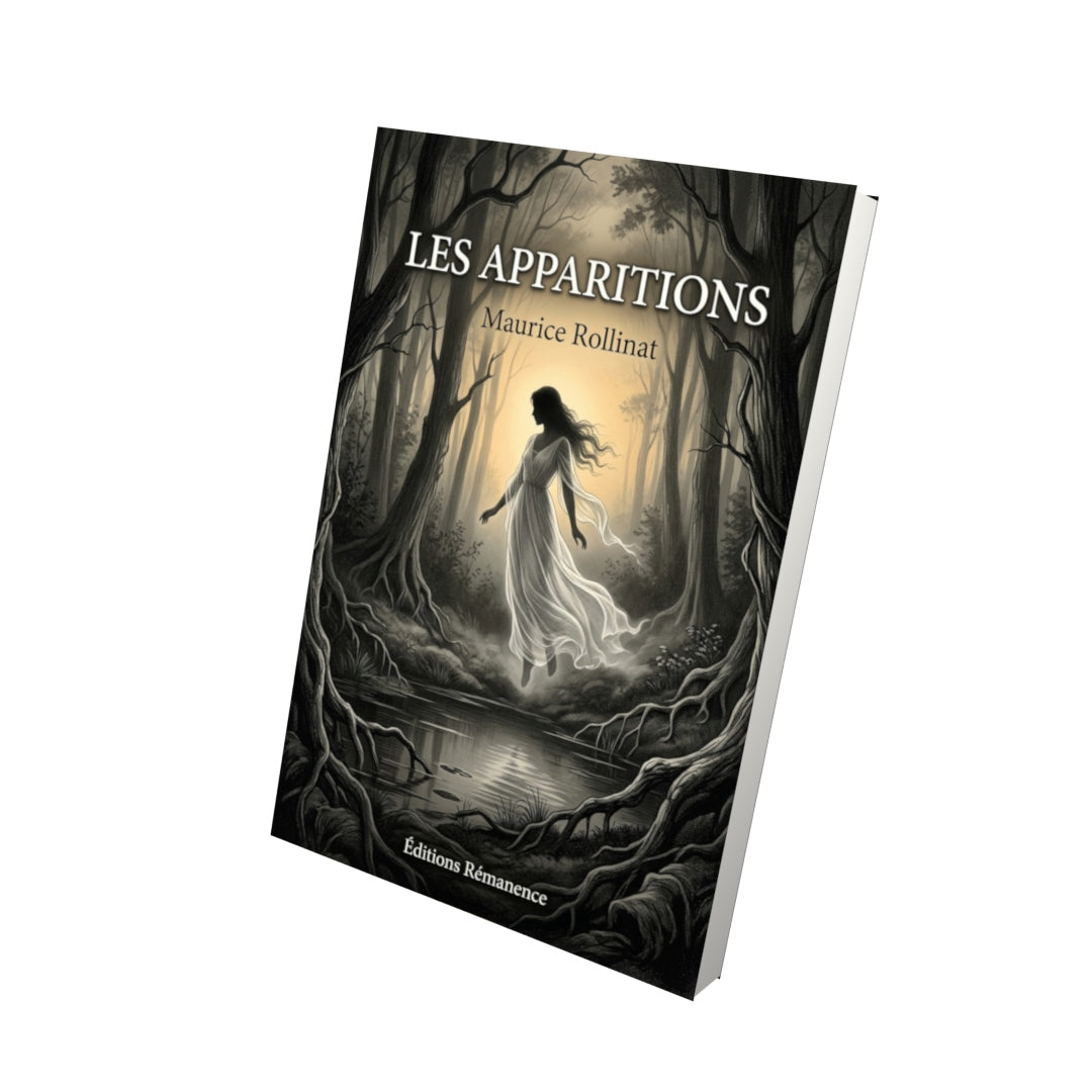 Livre Les Apparitions par Maurice Rollinat - Vue 3D - Editions Remanence