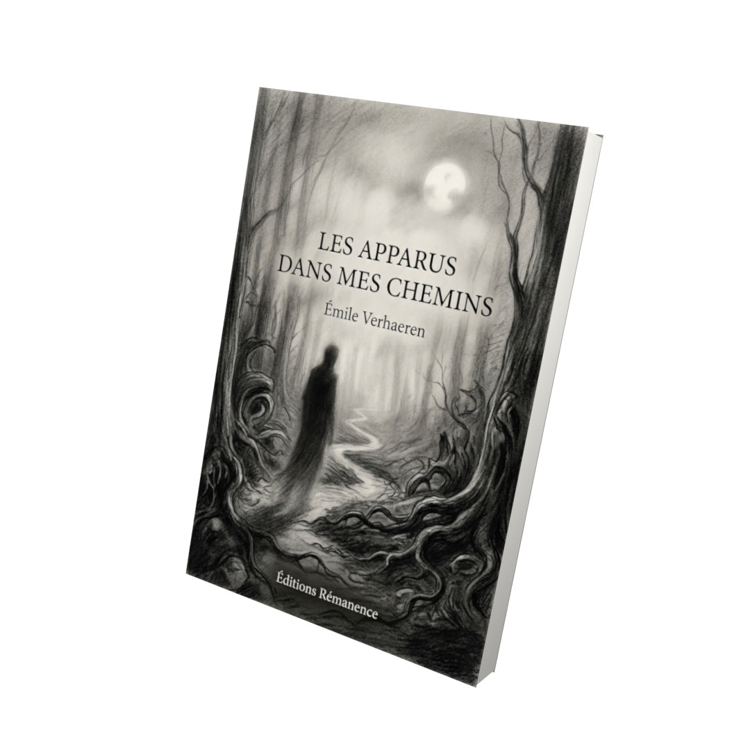 Livre Les Apparus dans mes chemins par Émile Verhaeren - Vue 3D - Editions Remanence