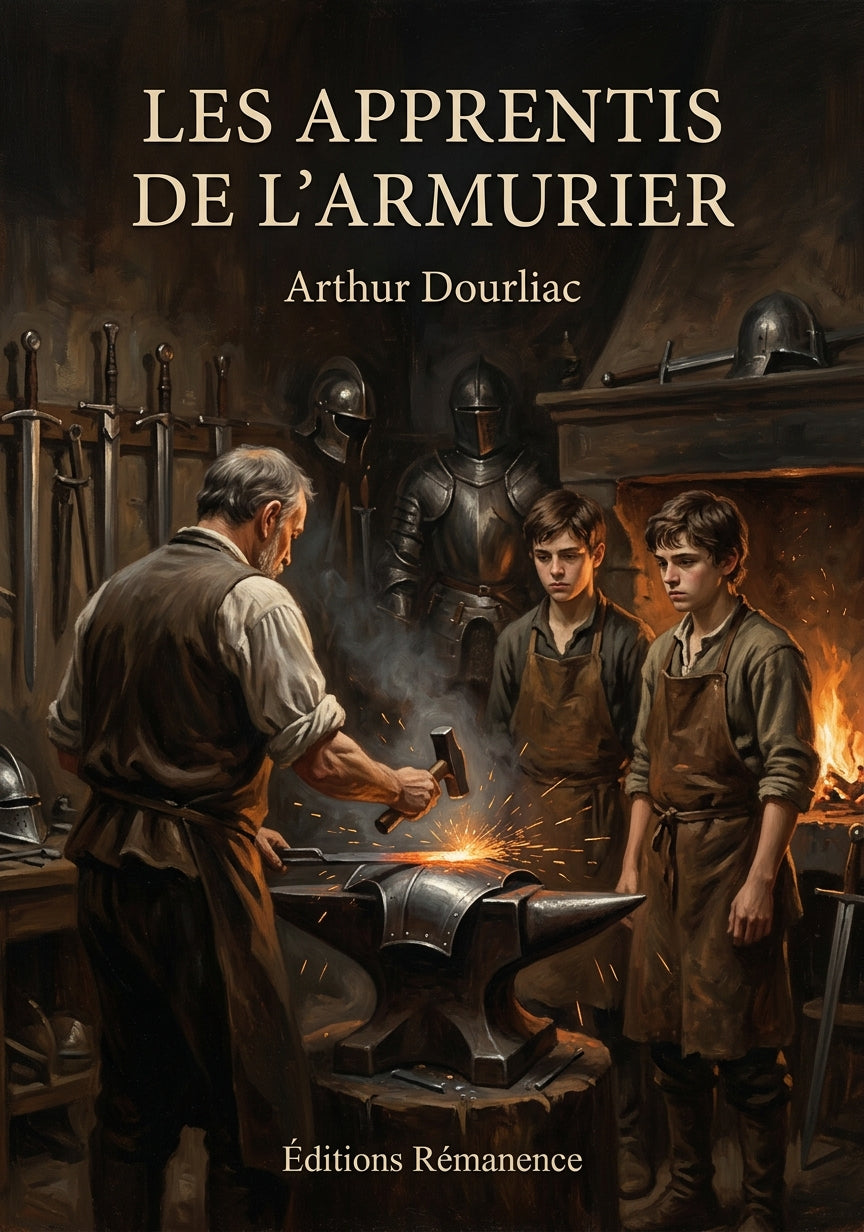 Livre Les Apprentis de l’armurier par Arthur Dourliac - Couverture - Editions Remanence