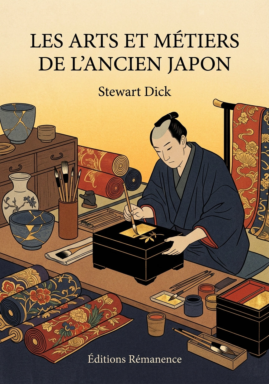 Livre Les Arts et métiers de l'ancien Japon par Stewart Dick - Couverture - Editions Remanence
