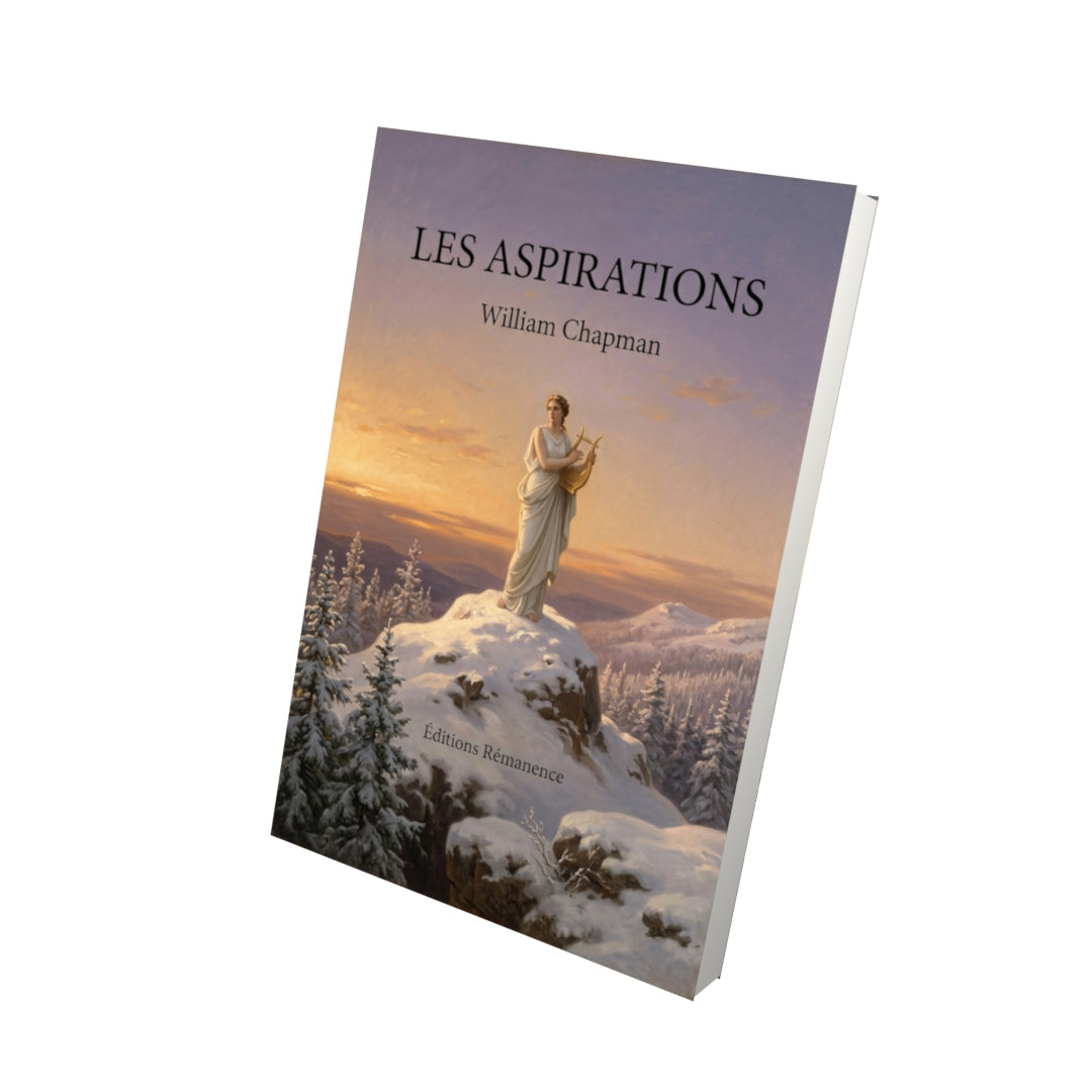Livre Les Aspirations par William Chapman - Vue 3D - Editions Remanence