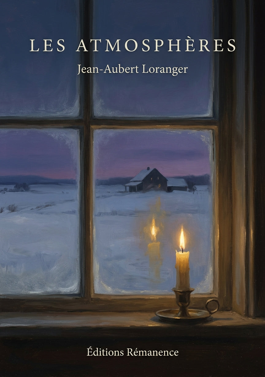 Livre Les atmosphères par Jean-Aubert Loranger - Couverture - Editions Remanence