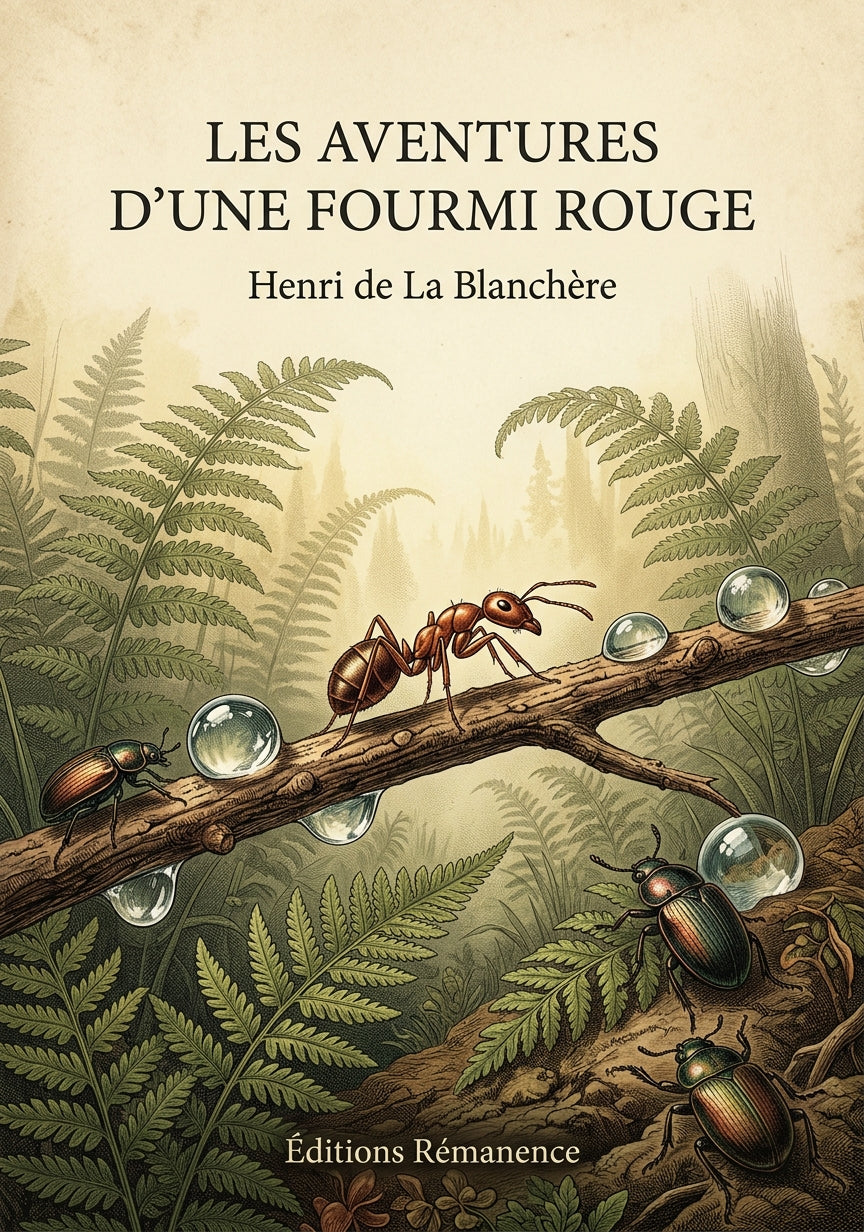 Les aventures d'une fourmi rouge - Henri de La Blanchère (Couverture)