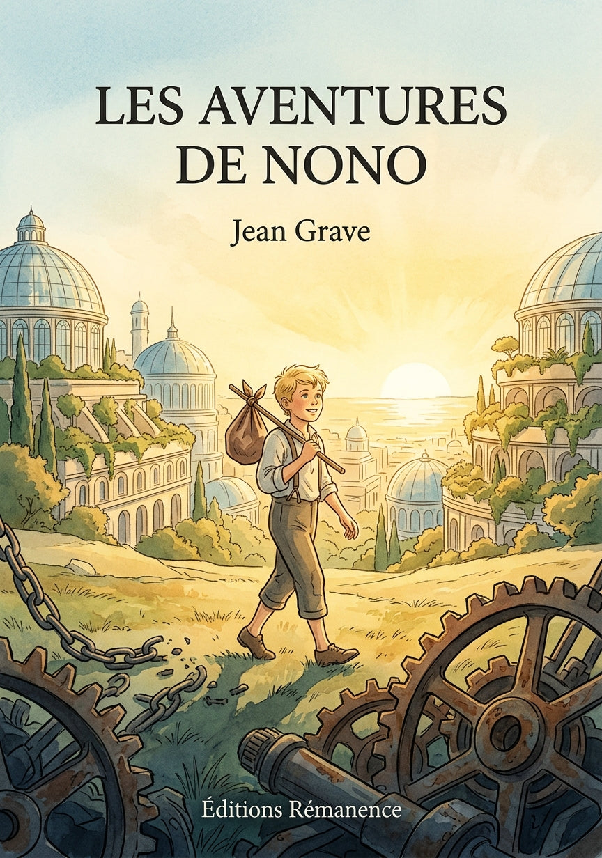 Livre Les Aventures de Nono par Jean Grave - Couverture - Editions Remanence