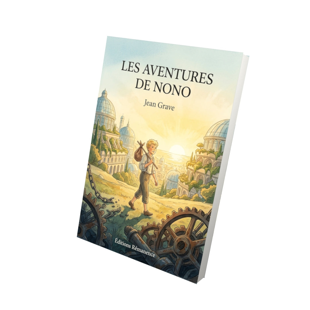 Livre Les Aventures de Nono par Jean Grave - Vue 3D - Editions Remanence