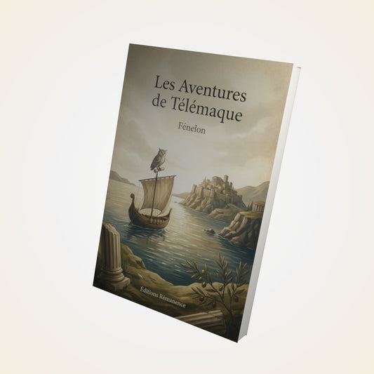 Livre Les Aventures de Télémaque – Fénelon - Couverture 3D