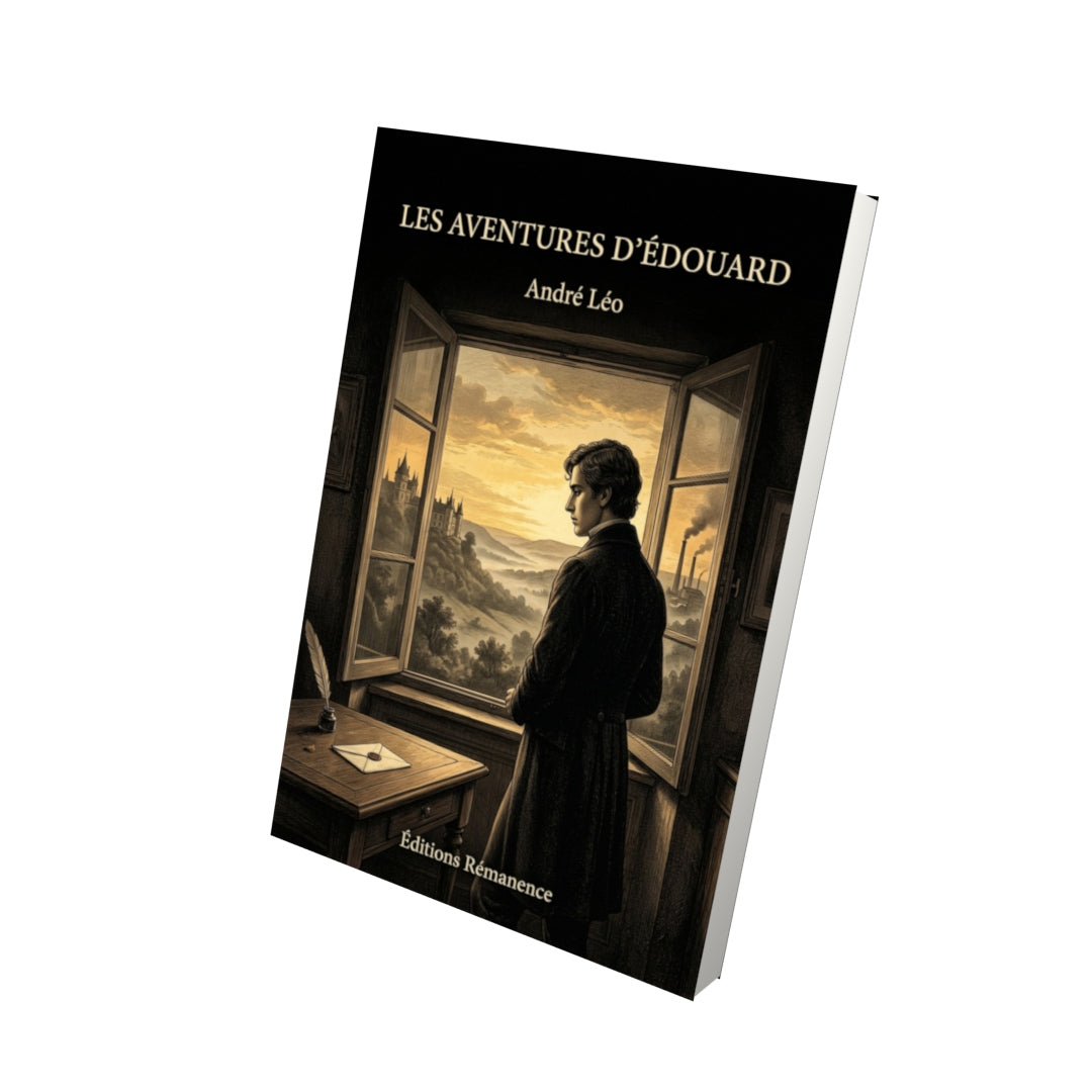 Livre Les Aventures d’Édouard par André Léo - Vue 3D - Editions Remanence
