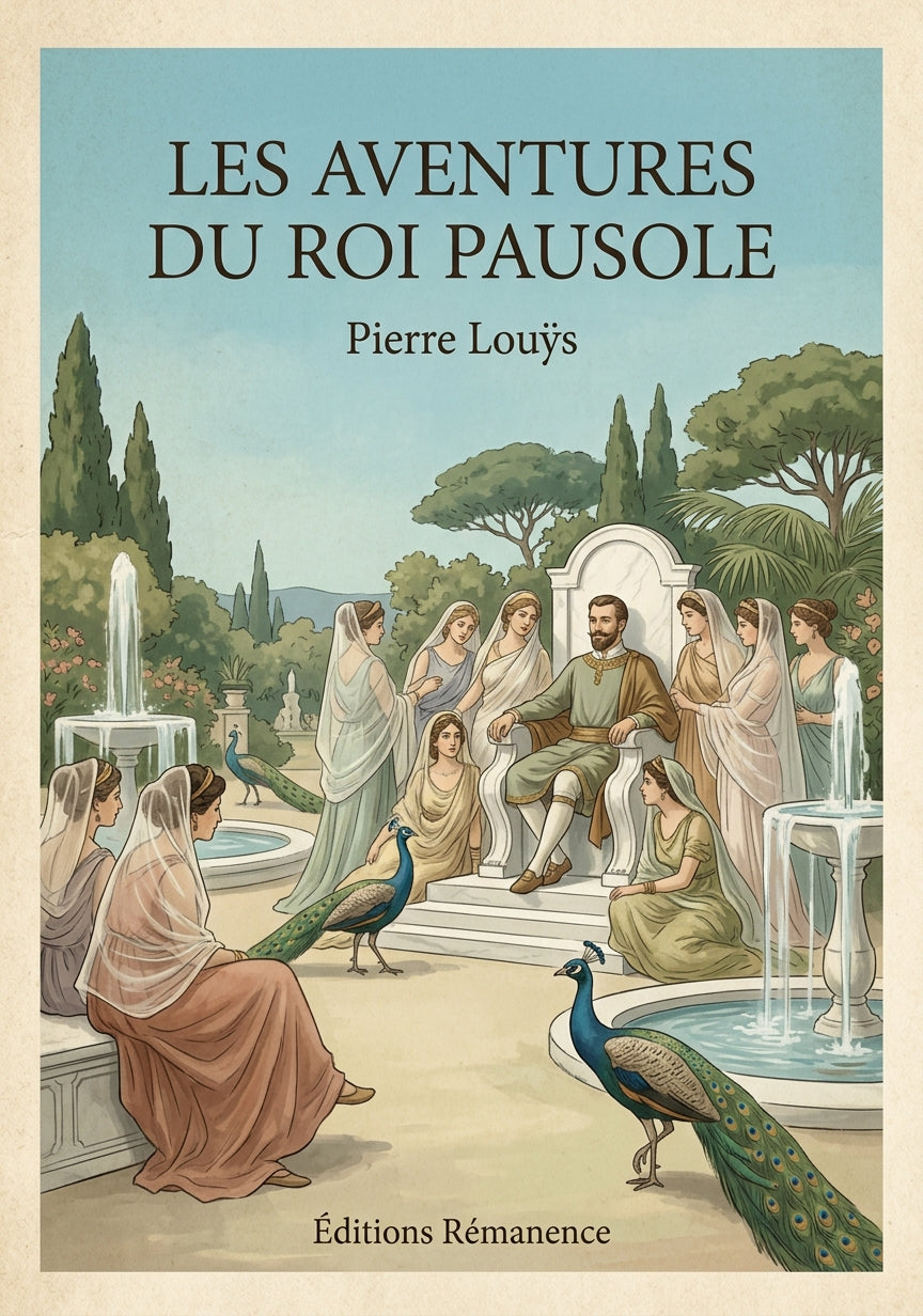 Les aventures du roi Pausole - Pierre Louÿs (Couverture)