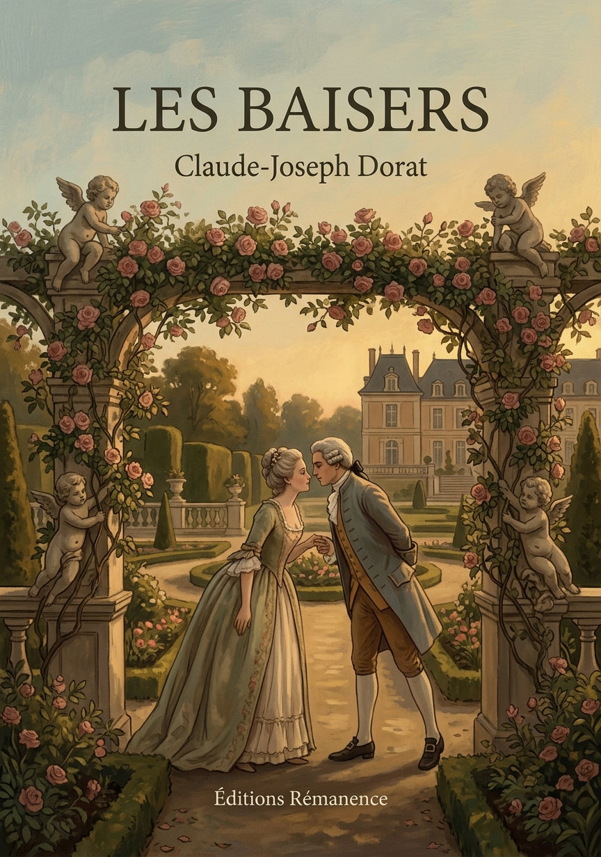 Livre Les Baisers par Claude-Joseph Dorat - Couverture - Editions Remanence