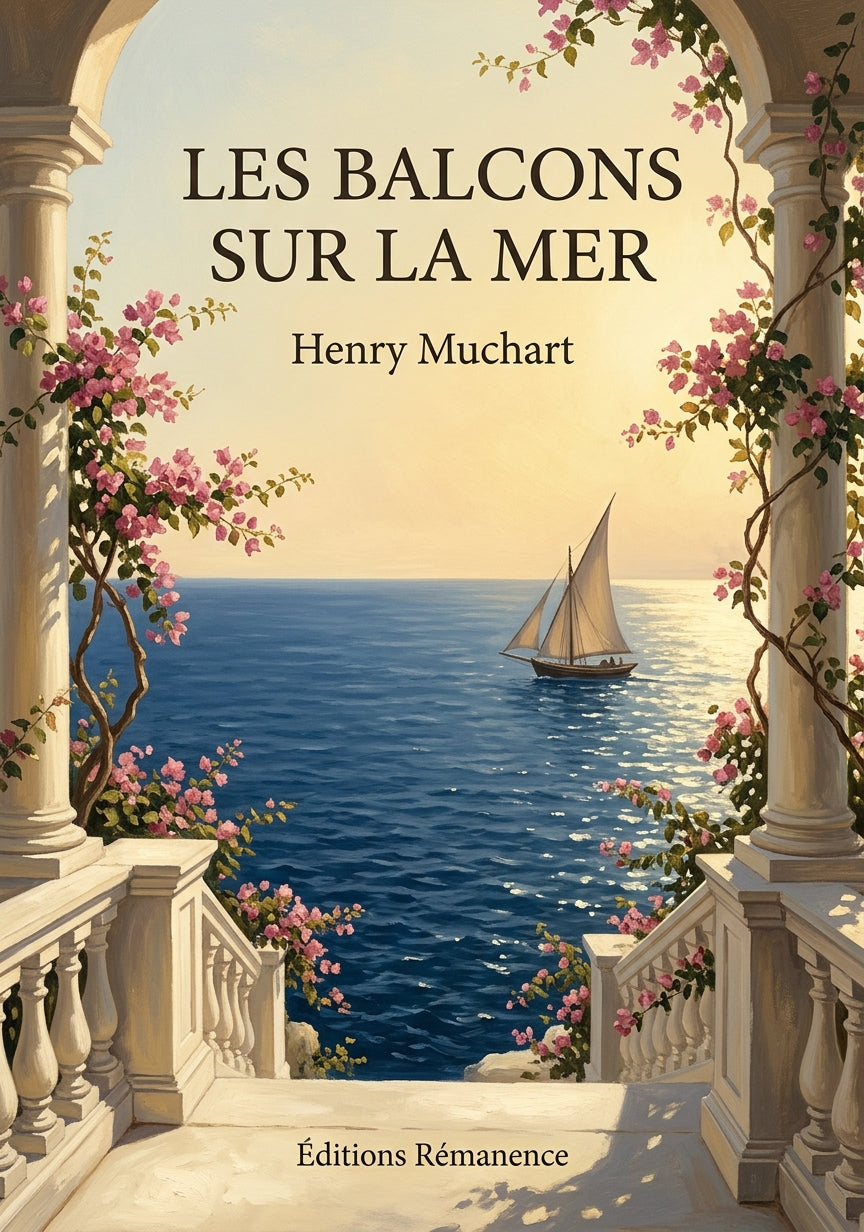Livre Les Balcons sur la mer par Henry Muchart - Couverture - Editions Remanence