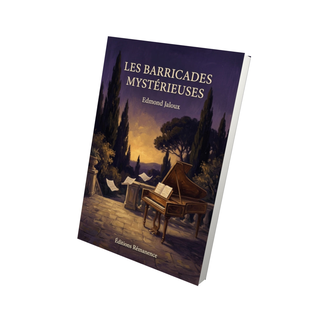 Livre Les Barricades mystérieuses par Edmond Jaloux - Vue 3D - Editions Remanence
