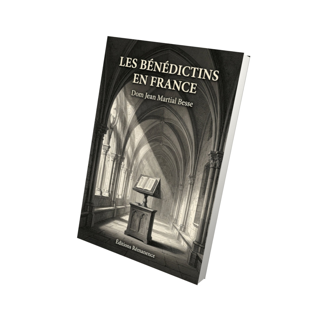 Livre Les Bénédictins en France - Dom Jean Martial Besse - Vue 3D - Editions Remanence
