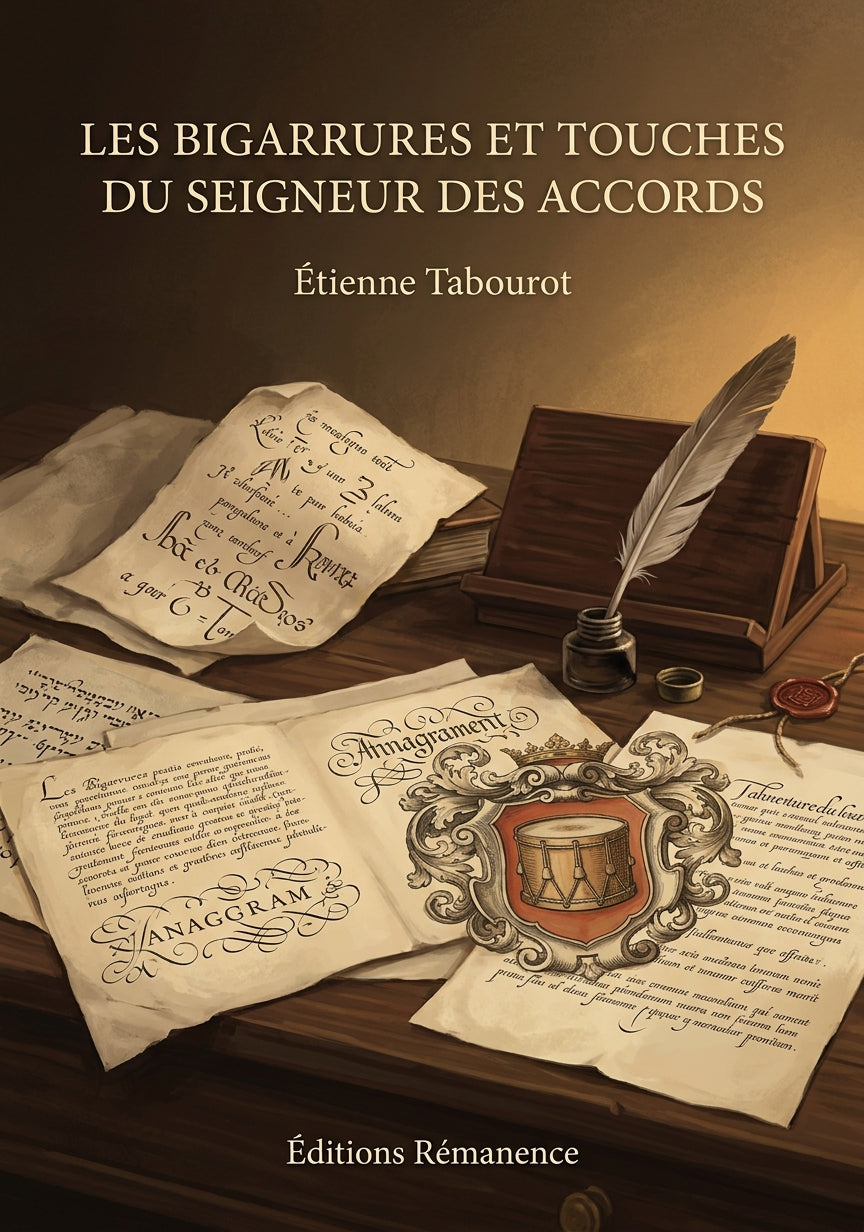 Livre Les Bigarrures et Touches du seigneur des Accords par Étienne Tabourot - Couverture - Editions Remanence