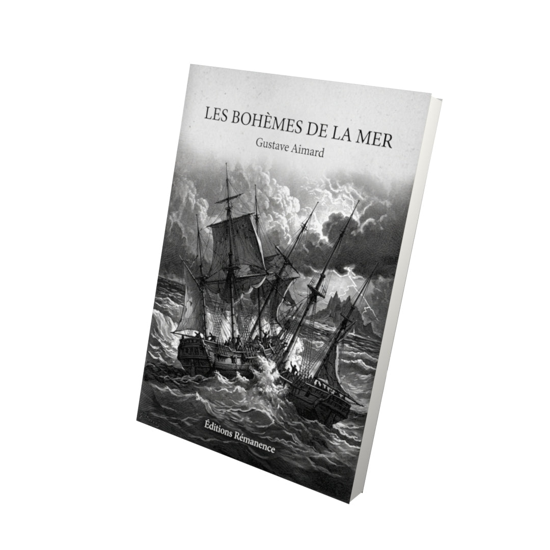 Livre Les Bohèmes de la mer par Gustave Aimard - Vue 3D - Editions Remanence