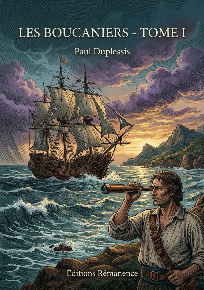 Livre Les Boucaniers - Tome I par Paul Duplessis - Couverture - Editions Remanence