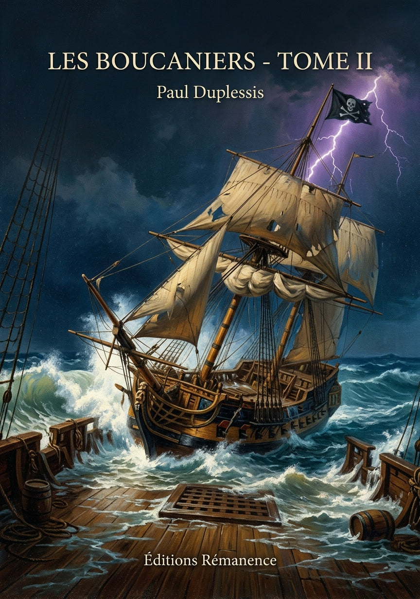 Livre Les Boucaniers - Tome II par Paul Duplessis - Couverture - Editions Remanence