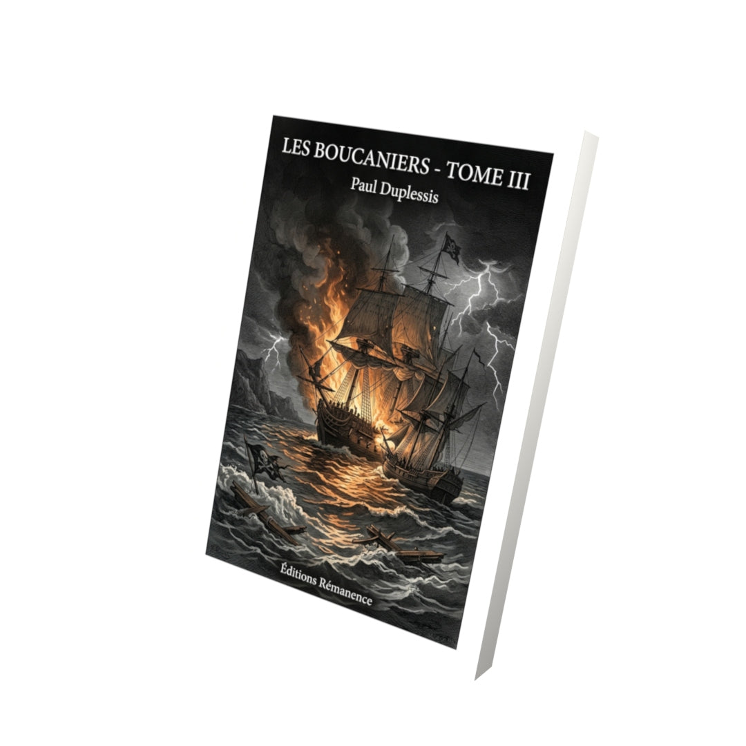 Livre Les Boucaniers - Tome III par Paul Duplessis - Vue 3D - Editions Remanence