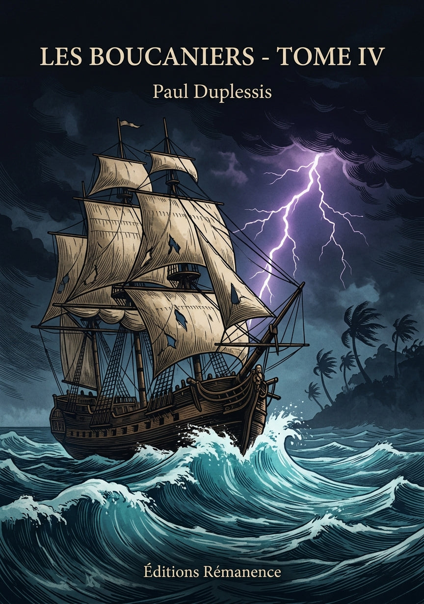 Livre Les Boucaniers - Tome IV par Paul Duplessis - Couverture - Editions Remanence