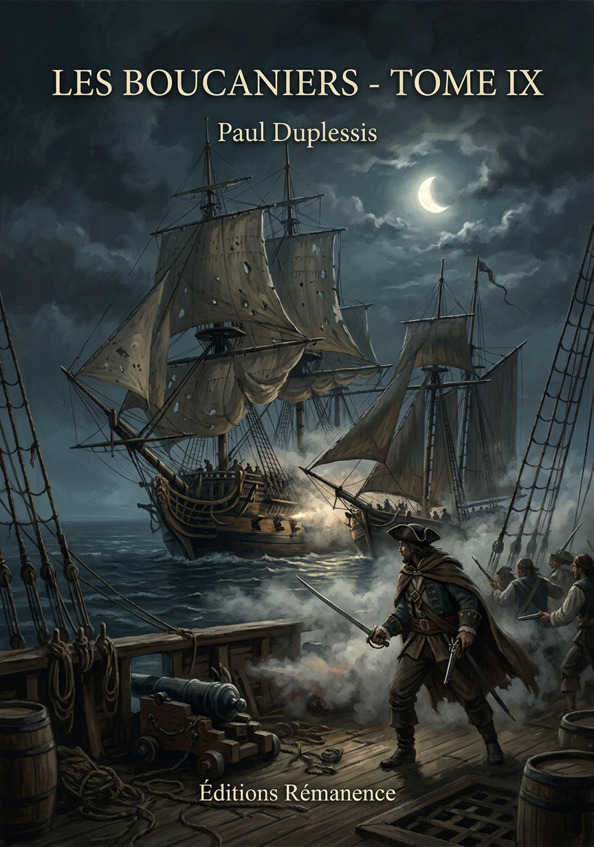 Livre Les Boucaniers - Tome IX par Paul Duplessis - Couverture - Editions Remanence