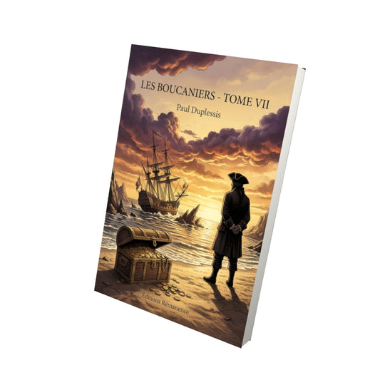 Livre Les Boucaniers - Tome VII par Paul Duplessis - Vue 3D - Editions Remanence