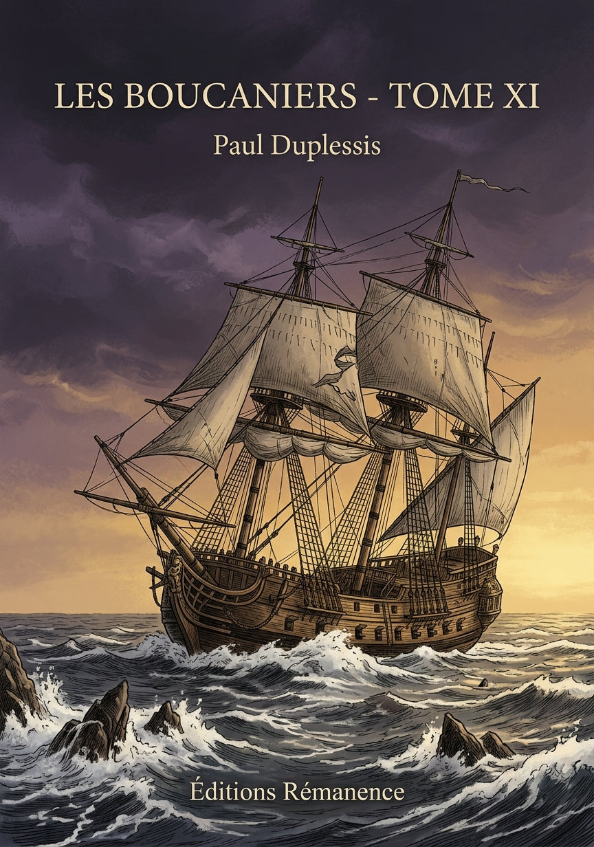 Livre Les Boucaniers - Tome XI par Paul Duplessis - Couverture - Editions Remanence