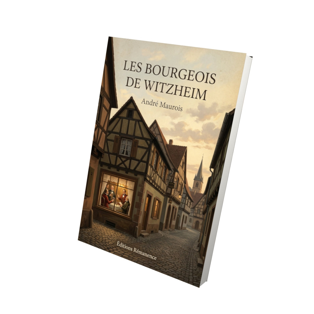 Livre Les Bourgeois de Witzheim - André Maurois - Vue 3D - Editions Remanence