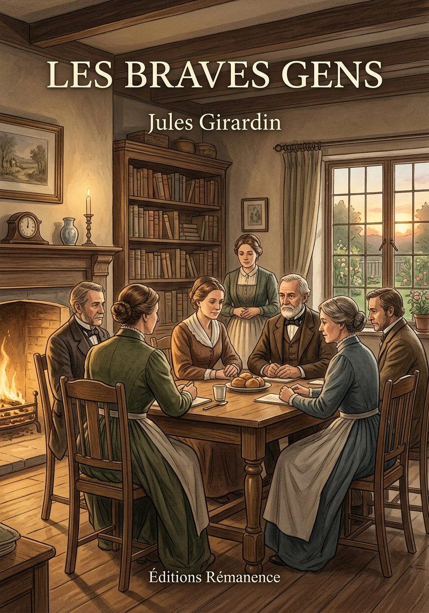Livre Les Braves Gens par Jules Girardin - Couverture - Editions Remanence