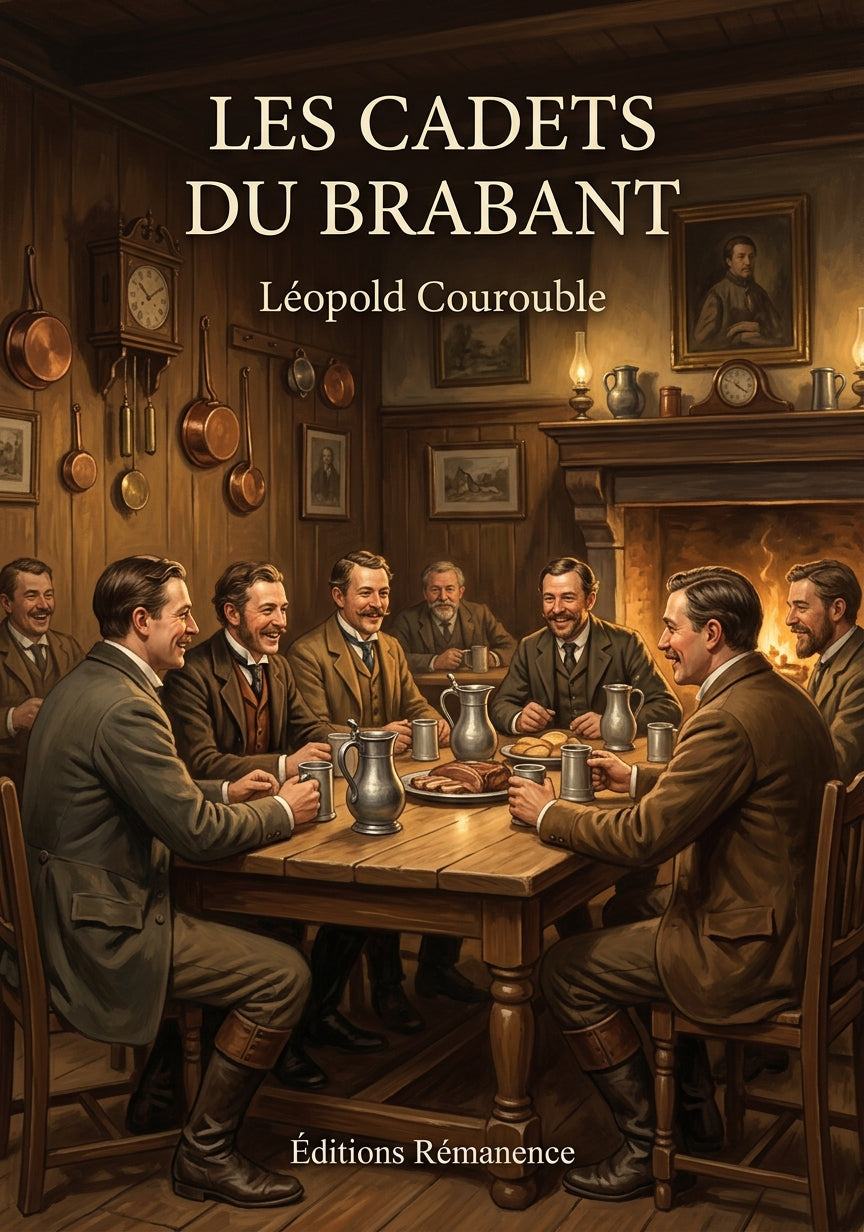 Livre Les Cadets du Brabant par Léopold Courouble - Couverture - Editions Remanence
