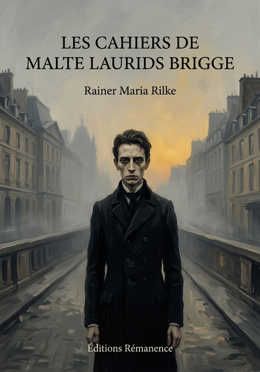 Livre Les Cahiers de Malte Laurids Brigge par Rainer Maria Rilke - Couverture - Editions Remanence