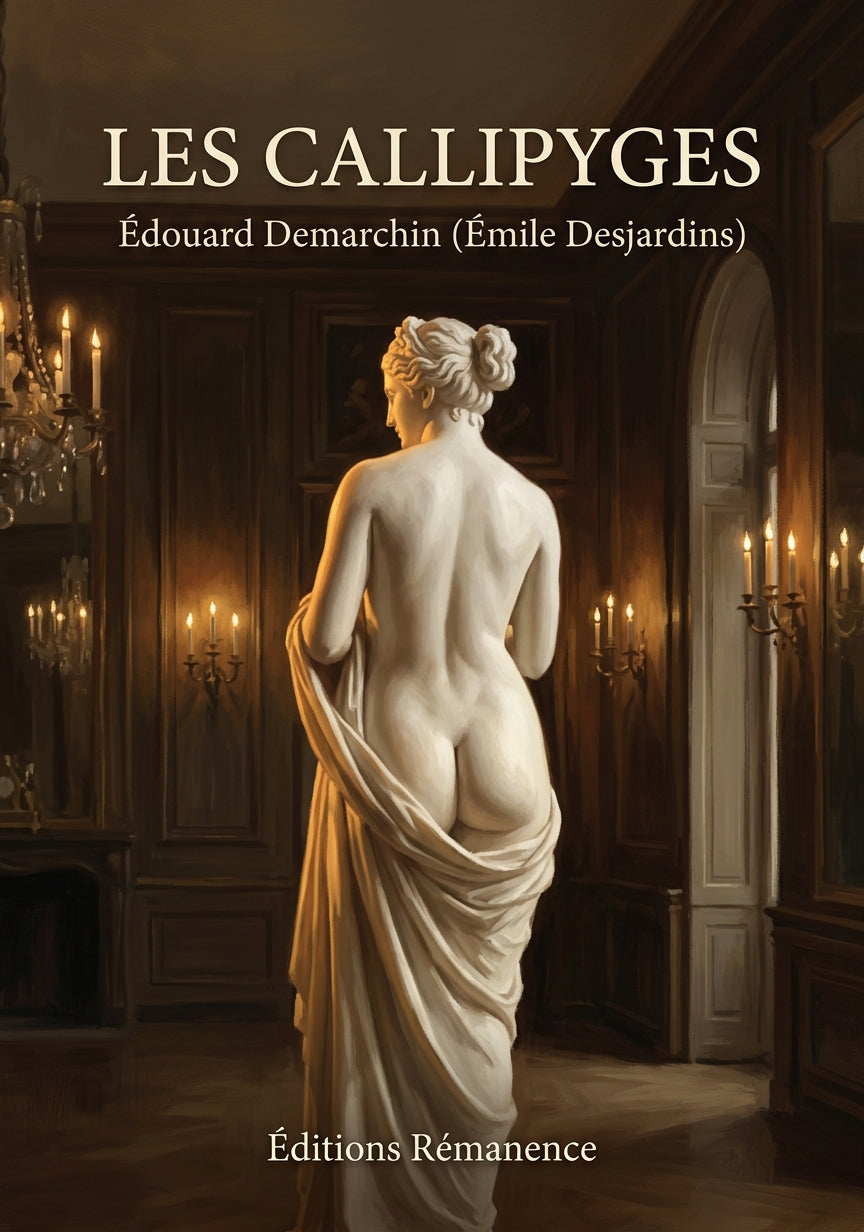 Livre Les Callipyges par Édouard Demarchin (Émile Desjardins) - Couverture - Editions Remanence