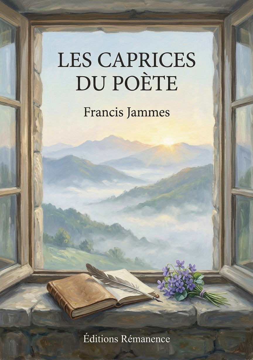 Livre Les Caprices du poète par Francis Jammes - Couverture - Editions Remanence