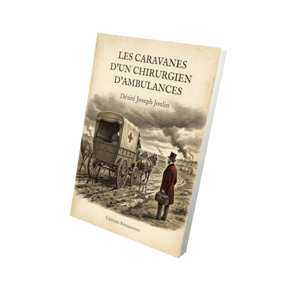 Livre Les caravanes d'un chirurgien d'ambulances - Désiré Joseph Joulin - Vue 3D - Editions Remanence