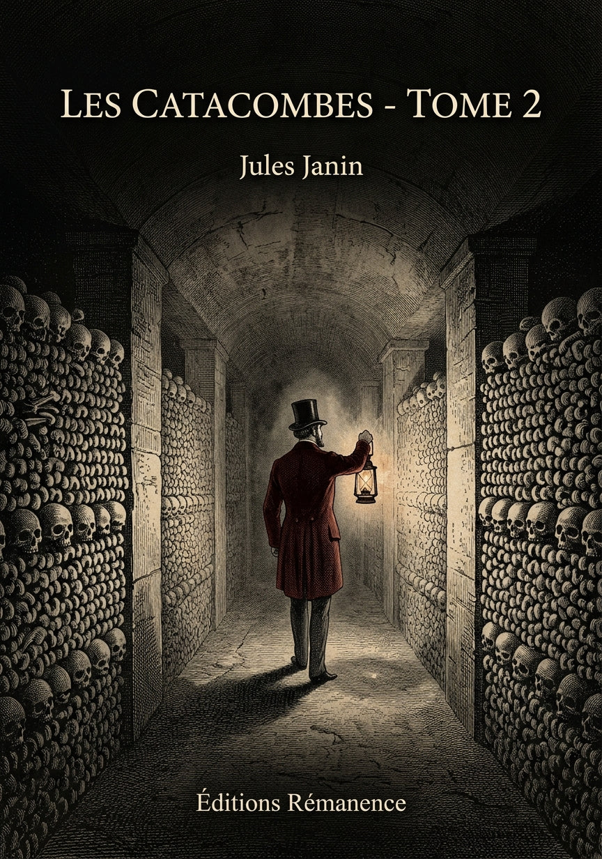 Livre Les Catacombes - Tome 2 par Jules Janin - Couverture - Editions Remanence